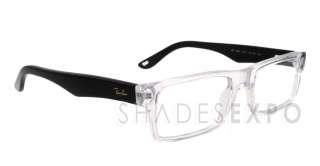 NEW Ray Ban Eyeglasses RB 5202 BLACK 2161 51MM RX5202  