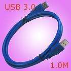 USB 3.0 MALE TO FEMALE EXTENSION 1.0M CABLE BLUE #8529