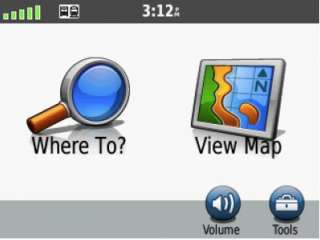 you with two simple questions Where to? and View Map. This screen 