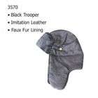 DDI Knit Trooper Hat Gray Fur Trim Plain(Pack of 24)