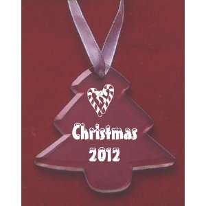  Glass Tree Christmas Candy Cane 2012 Ornament Everything 