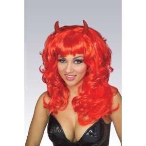  FABULOUS DEVIL WIG RED Toys & Games