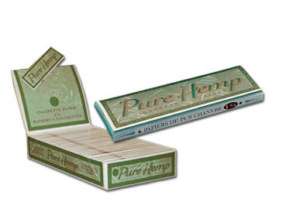 PURE HEMP   1.25 Size   CIGARETTE ROLLING PAPERS  