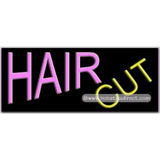  Hair Cut Neon Sign (13H x 32L x 3D) 