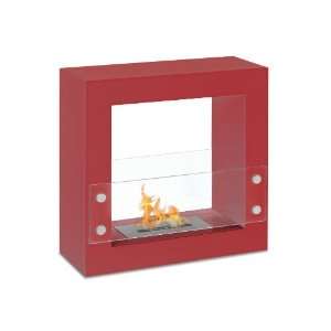 Modern Elements Emerald Stand Alone Ethanol Fireplace (Red)  