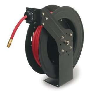   Retractable Air Hose Reel with 3/8 Inch by 50 Rubber Hose 