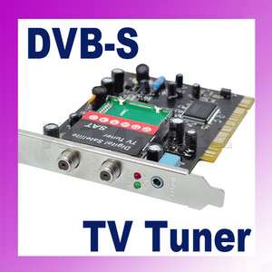 New TBS Satellite DVB S HDTV TV Receiver Tuner PCI Card  