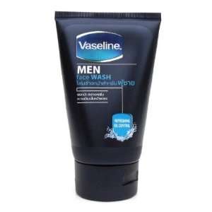 Vaseline Men Face Wash Refreshing Oil Control Facial Foam Size 100 ml 