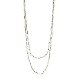   Skadegard Thaleia Knotted Cord on Faceted Herkimer Diamond Necklace