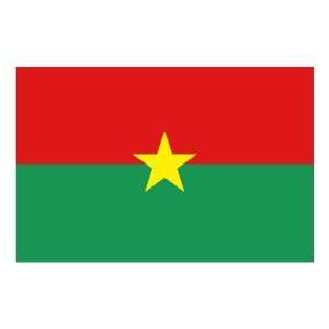  Burkina 2 x 3 Nylon Flag Patio, Lawn & Garden