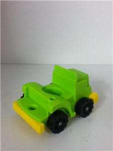 Vintage Fisher Price Little People Green Semi Truck  