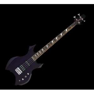   QUALITY JAGGED EDGE VIOLET X ELECTRIC BASS GUITAR Musical Instruments