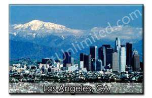 Skyline Los Angeles   LA California Souvenir Magnet #2  