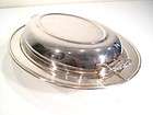 Oneida Casserole Silver Dish Detailed Engraved Lid  