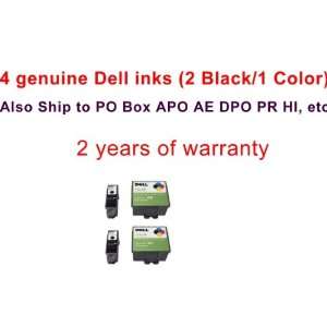 4 new genuine Dell series 20 ink jet print cartridge (2 