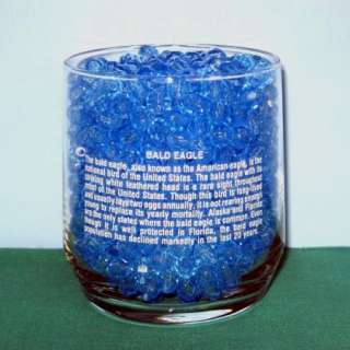 SET OF 6 SUNOCO AMERICAN WILDLIFE GLASSES   BALD EAGLE  