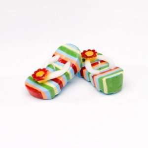  Colorful Flip Flop Candle Set Case Pack 4 