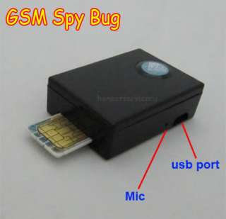 Mini Wireless GSM Sim Card Spy Ear Bug Phone Device  