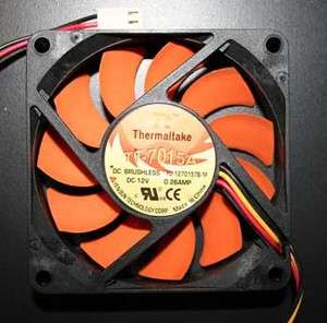 New Thermaltake 70mm x15mm CPU Replacement Fan 3pin  