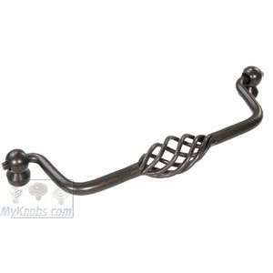 Old world bail pull birdcage 6 1/4 (160mm) centers steel 