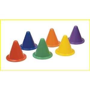  Champion Sports Soft Vinyl Cones   Set of 6 (7 Inch Height 