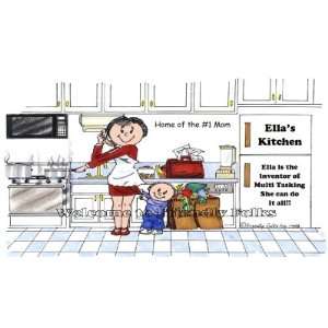  #1 Number One Mom Personalized Cartoon Mouse Pad 