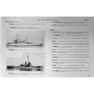   1953 54 British Ships Penzance Walney Pathan Corvettes