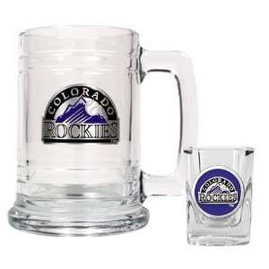   Rockies Beer Mug And Shot Glass Boilermaker Set