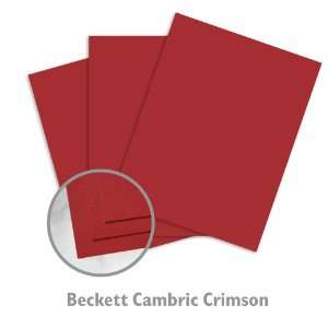  Beckett Cambric Crimson Paper   200/Carton Office 