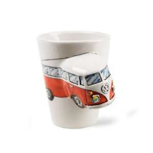 VW Van Red Handmade Coffee Mug (10cm x 8cm) 