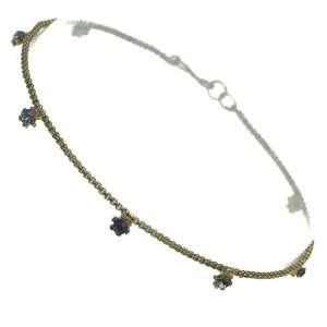  Kakali Gold Amethyst Ankle Chain Jewelry