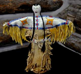 Museum Reproduction Quality,Brain Tanned Buckskin, Beaded, & Quilled 
