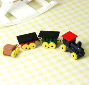 BedRoom Baby Train Coach Truck Toy Gift Dollhouse Yello  
