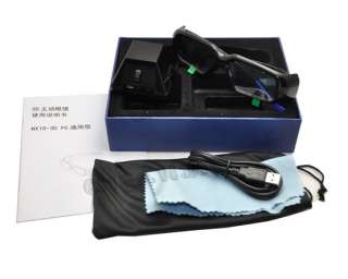 pair of New 3D Active Shutter TV Glasses with IR emitter  