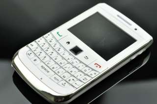 Dual Sim Qwerty GSM WIFI at&t TV Cell Phone 9700 white  
