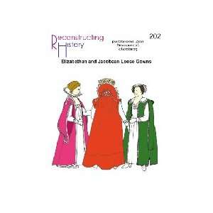   Elizabethan and Jacobean Loose Gowns Pattern Arts, Crafts & Sewing