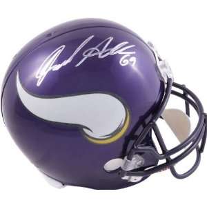  Jared Allen Autographed Helmet  Details Minnesota 