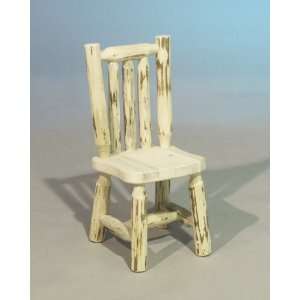  Log Furniture   Child`s Chair Varnished    48 