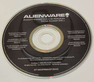 New Alienware Window Home Premium X64 SP1 REC DVD 1  