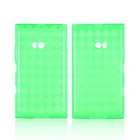   Geeks Argyle Green TPU Crystal Silicone Case Cover For Nokia Lumia 900