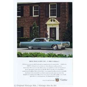  1964 Cadillac 2 Door Sedan Vintage Ad 