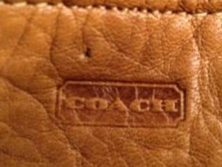 early 70s Vintage COACH British Tan CLASSIC POUCH flap close bag purse 