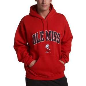  Ole Miss Rebels Hoodie with Arch and Mascot Sports 