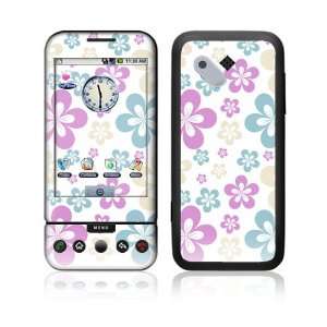  HTC Dream, T Mobile G1 Decal Skin   Flowers in the Air 