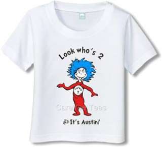 Dr. Seuss T Shirt personalized with your choice of ANY name and or 