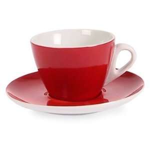  Exeter Conran Red Cappuccino Cup & Saucer