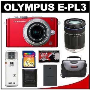 Olympus PEN E PL3 Micro 4/3 12.3 MP Digital Camera & 14 42mm MSC II R 
