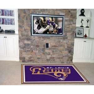 Exclusive By FANMATS NFL   St Louis Rams 5 x 8 Rug 