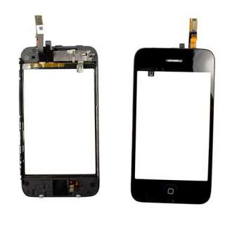Iphone 3GS Mid Frame Bezel Touch Screen Digitizer Home Button Assembly 