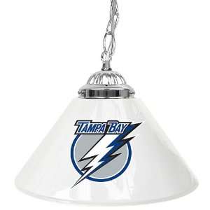 NHL Tampa Bay Lightning 14 Inch Single Shade Bar Lamp  